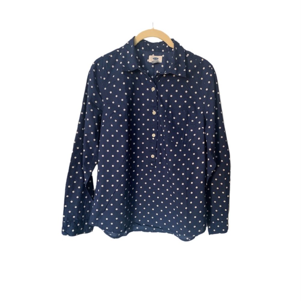 Old Navy Polka Dot Button Down